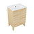 Swiss Madison SM-BV470-3 Cascade 24" Natural Oak Bathroom Vanity With White, 3-Hole Ceramic Sink Top