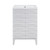 Swiss Madison SM-BV470W-3 Cascade 24 in. White Oak Bathroom Vanity With White, 3-Hole Ceramic Sink Top