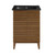 Swiss Madison SM-BV470BK-3MB Cascade 24" Brown Oak Bathroom Vanity With Black, 3-Hole Ceramic Sink Top