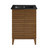 Swiss Madison SM-BV470BK-3MB Cascade 24" Brown Oak Bathroom Vanity With Black, 3-Hole Ceramic Sink Top