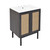 Swiss Madison SM-BV662B-3 Classe 24 in. Black Oak Bathroom Vanity With White, 3-Hole Ceramic Sink Top