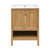 Swiss Madison SM-BV240-3 Château 24" Freestanding Bathroom Vanity - Golden Oak with 3-Hole Centerset Sink Top