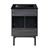Swiss Madison SM-BV662B-3MB Classe 24" Black Oak Bathroom Vanity With Black, 3-Hole Ceramic Sink Top
