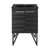Swiss Madison SM-BV222MB Annecy 24" Black Walnut Bathroom Vanity With Black Ceramic Sink Top