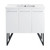 Swiss Madison SM-BV213-3 Annecy 36" White Bathroom Vanity With White, 3-Hole Ceramic Sink Top