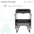 Swiss Madison SM-BV251B-3MB Annecy 24" Phantom Black Bathroom Vanity With Black, 3-Hole Ceramic Sink Top