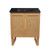 Swiss Madison SM-BV810MB Arles 30 in. Natural Oak Bathroom Vanity With Black Ceramic Sink Top