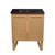 Swiss Madison SM-BV810MB Arles 30 in. Natural Oak Bathroom Vanity With Black Ceramic Sink Top