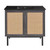 Swiss Madison SM-BV663BMB Classe 36 in. Black Oak Bathroom Vanity With Black Ceramic Sink Top