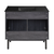 Swiss Madison SM-BV663B-3MB Classe 36" Black Oak Bathroom Vanity With Black, 3-Hole Ceramic Sink Top