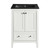 Swiss Madison SM-BV412MB Cannes 24" White Bathroom Vanity With Black Ceramic Sink Top