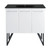 Swiss Madison SM-BV213MB Annecy 36" White Bathroom Vanity With Black Ceramic Sink Top