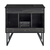 Swiss Madison SM-BV223MB Annecy 36" Black Walnut Bathroom Vanity With Black Ceramic Sink Top