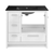 Swiss Madison SM-BV750W-3MB Virage 36" White Bathroom Vanity With Black, 3-Hole Ceramic Sink Top