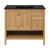 Swiss Madison SM-BV241-3MB Château 36" Freestanding Bathroom Vanity - Golden Oak with Black 3-Hole Widespread Sink Top