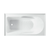 Swiss Madison SM-AB0202GW Concorde 60" x 30" Left-Hand Drain Alcove Bathtub with Apron and Armrest