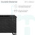 Swiss Madison SM-BV261B-3MB Annecy 36 in. Phantom Black Bathroom Vanity With Black, 3-Hole Ceramic Sink Top