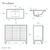 Swiss Madison SM-BV557-3MB Cascade 48 in. Natural Oak Bathroom Vanity With Black, 3-Hole Ceramic Sink Top