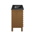 Swiss Madison SM-BV557WN-3MB Cascade 48" Brown Oak Bathroom Vanity With Black, 3-Hole Ceramic Sink Top
