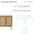 Swiss Madison SM-BV666D-3 Classe 60" Brown Oak, Double Sink Bathroom Vanity With White, 3-Hole Artificial Stone Sink Top