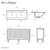 Swiss Madison SM-BV666D-3 Classe 60" Brown Oak, Double Sink Bathroom Vanity With White, 3-Hole Artificial Stone Sink Top