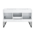 Swiss Madison SM-BV216D-3 Annecy 60" White, Double Sink Bathroom Vanity With White, 3-Hole Artificial Stone Sink Top