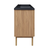 Swiss Madison SM-BV666D-3MB Classe 60" Brown Oak, Double Sink Bathroom Vanity With Black, 3-Hole Artificial Stone Sink Top