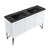 Swiss Madison SM-BV216DMB Annecy 60" White, Double Sink Bathroom Vanity With Black Artificial Stone Sink Top