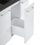 Swiss Madison SM-BV216DMB Annecy 60" White, Double Sink Bathroom Vanity With Black Artificial Stone Sink Top