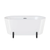 Swiss Madison SM-FB1002MB Monaco 59" Freestanding Bathtub with Matte Black Stand