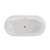 Swiss Madison SM-FB1002MB Monaco 59" Freestanding Bathtub with Matte Black Stand