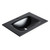 Fine Fixtures Black 24" x 19" Serenity Vanity Sink With Integrated Countertop - VG2418BL