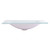 Fine Fixtures White 24" W x 19" D Serenity Vanity Sink With Integrated Countertop - 3 holes 8" spread - VG2418W-8