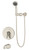 Symmons Elm Tub/Shower Faucet Trim with Handshower,  Satin Nickel - S-5504-STN-1.5-TRM