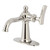 Kingston Brass Single-Handle Bathroom Faucet with Deck Plate and Drain, Polished Nickel - KSD3546TKL
