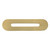 Kingston Brass Made to Match Bathtub Overflow Hole Cover, Brushed Brass - TC4027