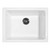 Fine Fixtures 27 Inch x 19 Inch Fireclay Kitchen Undermount Sink - White - FC2618UW
