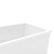 Fine Fixtures 27 Inch x 19 Inch Fireclay Kitchen Undermount Sink - White - FC2618UW