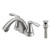 Oakland 4.5" High Two Handles Bathroom Sink Faucet with Pop Up Drain, Brushed Nickel - KSB4232BN