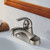 Oakland 6" High Single Handle Bathroom Sink Faucet with Pop Up Drain, Brushed Nickel - KSB4131BN