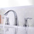 Oakland 6" High Wide Spread Bathroom Sink Faucet with Pop Up Drain, Polished Chrome - KSB8232C