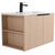 Fine Fixtures Elmridge 30 Inch Wall Hung Vanity Cabinet With Sink - White Oak -  EL30WO