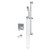 Symmons Verity HydroMersion VersaFlex Integral Diverter Tub and Slide Bar Handshower Faucet Trim - Chrome - S4994TRM