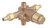 Symmons Temptrol Pressure Balancing Tub & Shower Rough Valve Body With Test Cap - 162XP2BODY