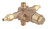 Symmons Temptrol Pressure Balancing Tub & Shower Rough Valve Body With Test Cap - 162XRVP1BODY