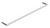 Symmons 24" Towel Bar, Glass Mounted, Chrome - 0100-3GMTB-24