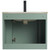 Fine Fixtures Caskvalley Wall Hung Vanity Cabinet With Sink 24" Wide,  Mint Green - CV24MG