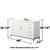 Wyndham Amici 60 Inch Single Bathroom Vanity in White, Giotto Quartz Countertop, Undermount Square Sink (3-Hole), Satin Bronze Trim - WCH818160SWZGTUS3MXX Wyndham Amici 60 Inch Single Bathroom Vanity in White, Giotto Quartz Countertop, Undermount Square Sink (3-Hole), Satin Bronze Trim - WCH818160SWZGTUS3MXX
