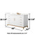Wyndham Amici 60 Inch Single Bathroom Vanity in White, White Quartz Countertop, Undermount Square Sink (3-Hole), Satin Bronze Trim - WCH818160SWZWQUS3MXX Wyndham Amici 60 Inch Single Bathroom Vanity in White, White Quartz Countertop, Undermount Square Sink (3-Hole), Satin Bronze Trim - WCH818160SWZWQUS3MXX