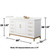 Wyndham Marlena 60 Inch Single Bathroom Vanity in White, White Quartz Countertop, Undermount Square Sink (3-Hole), Satin Bronze Trim - WCH515160SWZWQUS3MXX Wyndham Marlena 60 Inch Single Bathroom Vanity in White, White Quartz Countertop, Undermount Square Sink (3-Hole), Satin Bronze Trim - WCH515160SWZWQUS3MXX